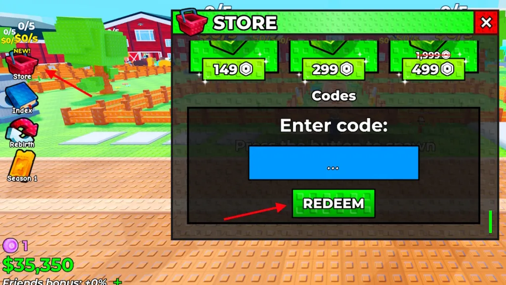 Redeem Build a Brainrot Farm codes