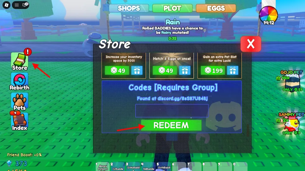 Redeem spin a baddie codes