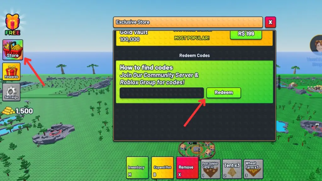 Redeem Tiny Empire codes